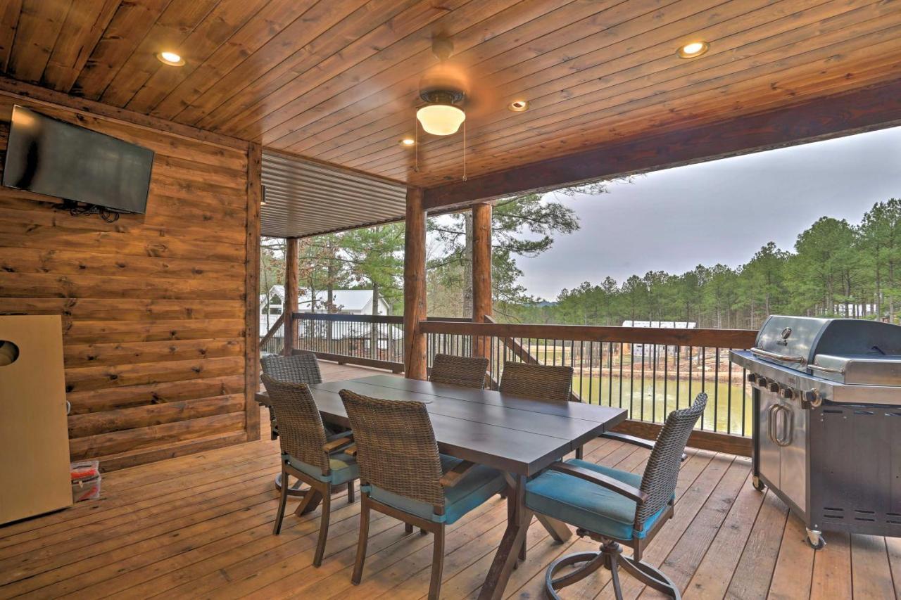 Luxe 'Great Bear Lodge' With Spa, Fire Pit, And Views! Broken Bow Dış mekan fotoğraf